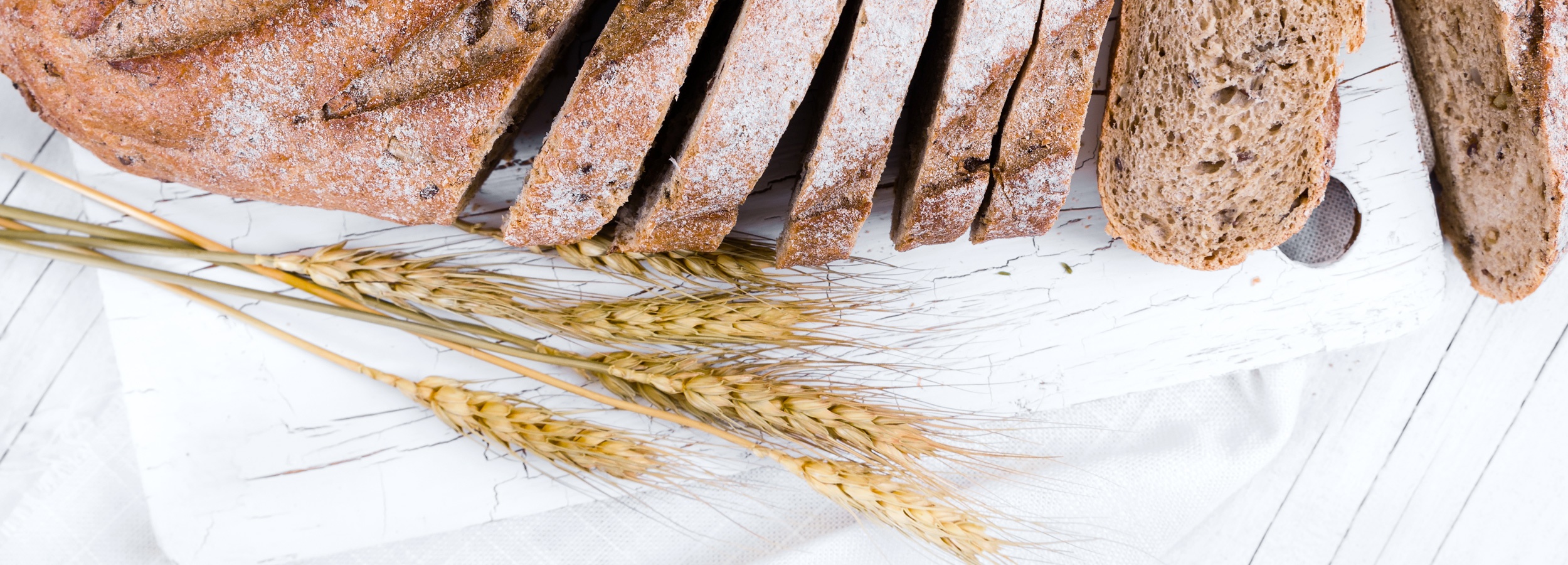Bread contains gluten, which is a healthy protein for most people